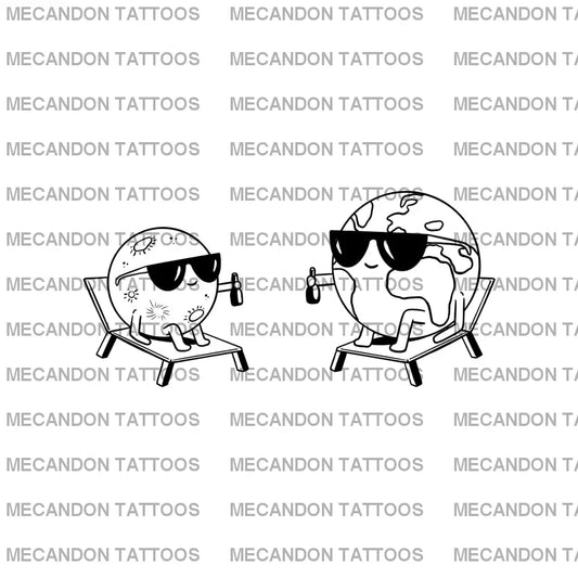 Best Friends Tattoo Design