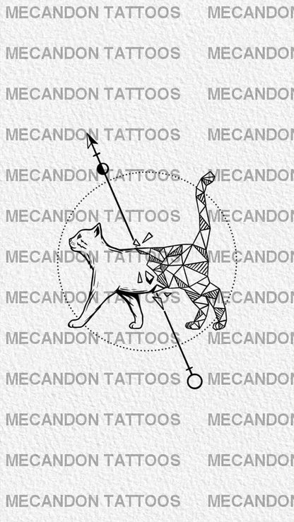 Cat Lovers Tattoo Design