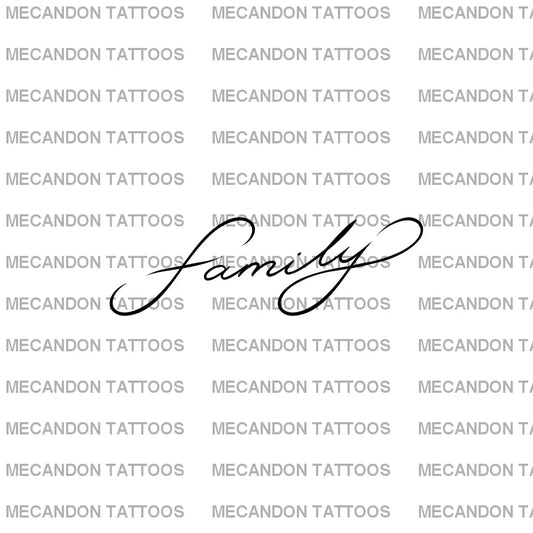 Family Tattoo Design