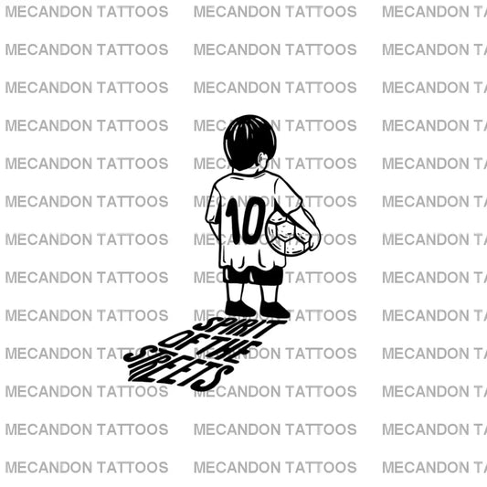 Football Tattoo Design