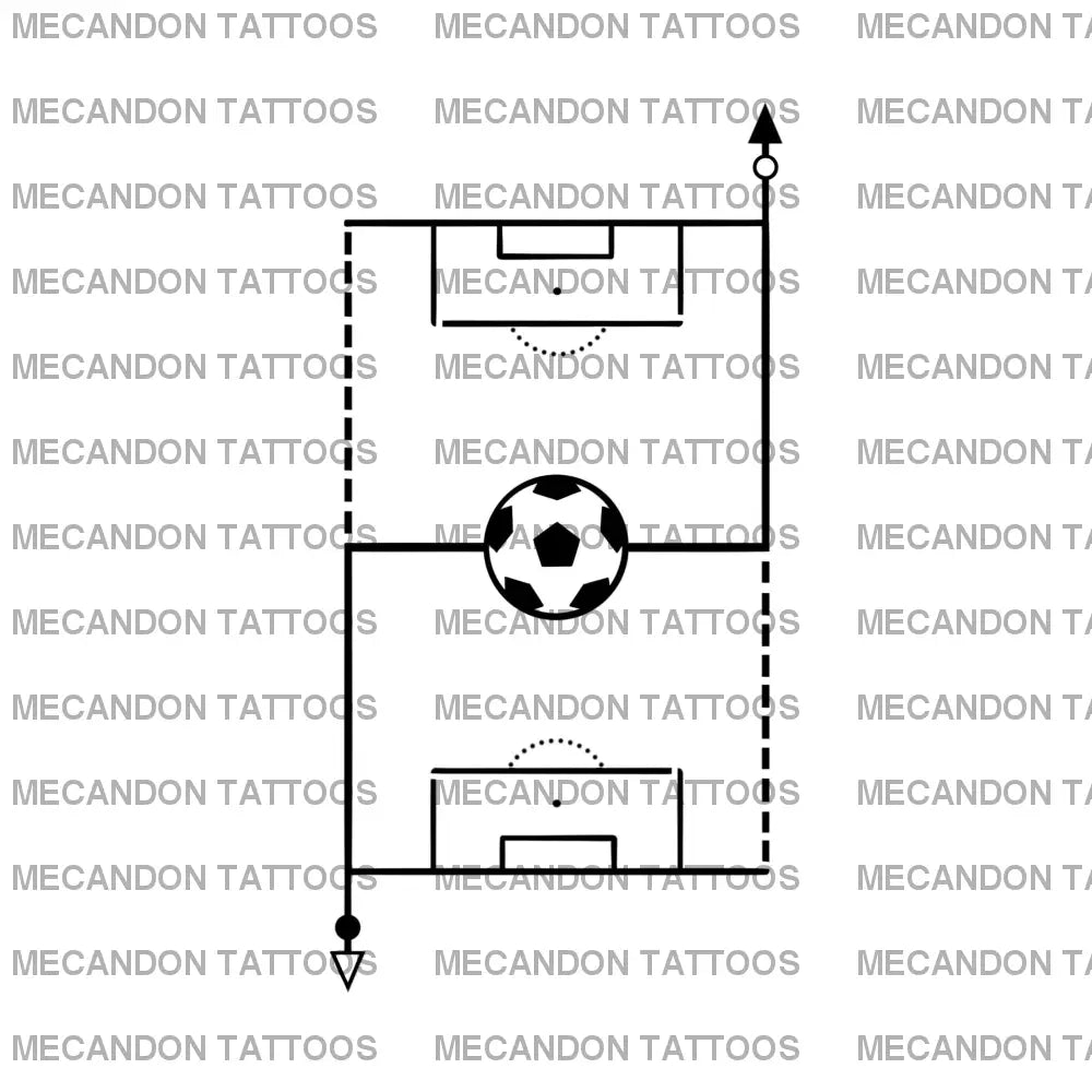 Football Tattoo Design