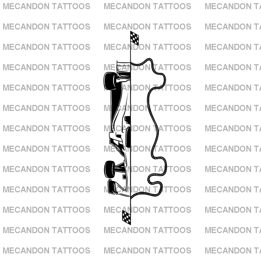 Formula 1 Tattoo Design Mecandon Designs