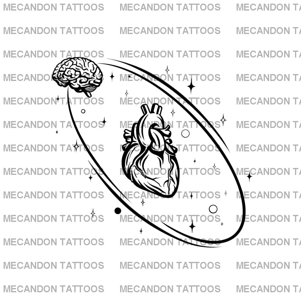 Heart Listeners Tattoo Design