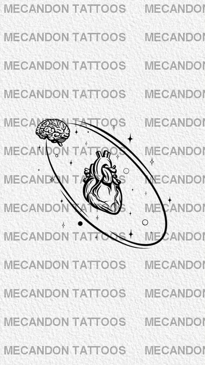 Heart Listeners Tattoo Design