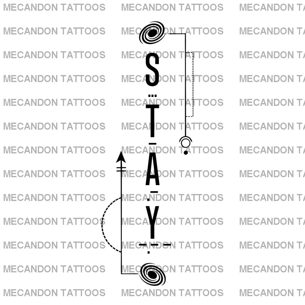 Interstellar Tattoo Design