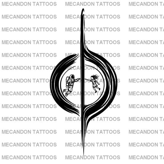 Interstellar Tattoo Design