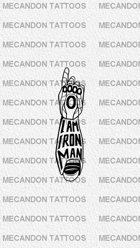 Iron Man Tattoo Design