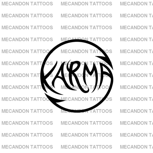 Karma Tattoo Design