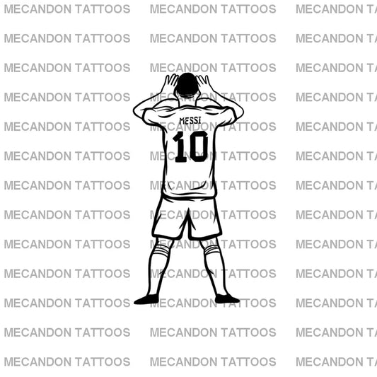 Lionel Messi Tattoo Design