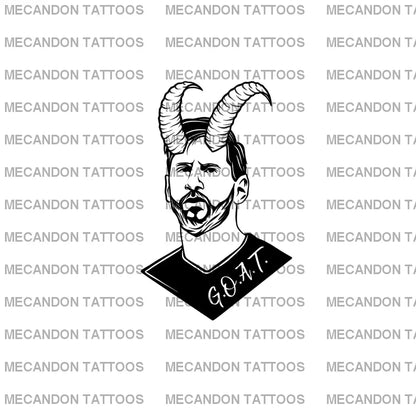 Lionel Messi Tattoo Design