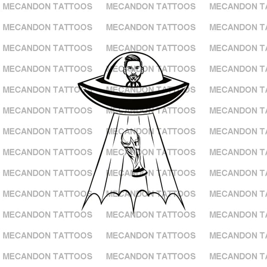 Lionel Messi Tattoo Design