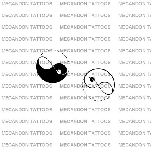 Matching Couple Tattoo Design