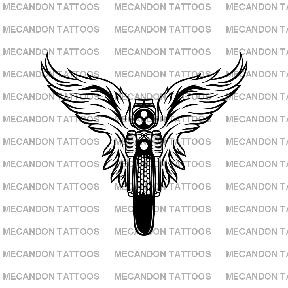 Motorcycle Tattoo Design