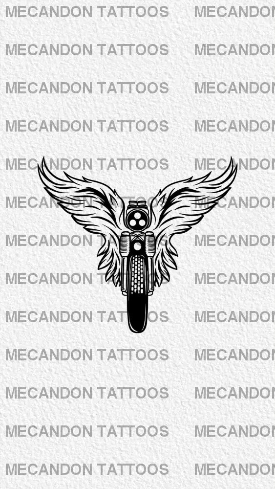 Motorcycle Tattoo Design