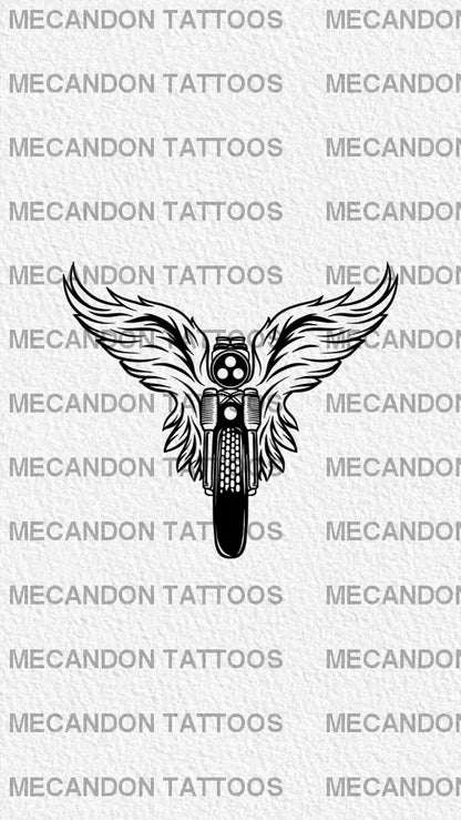 Motorcycle Tattoo Design